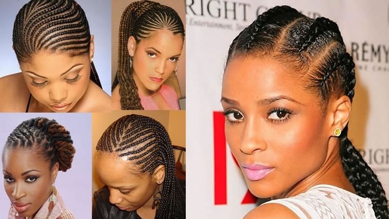 Cornrow Hairstyles For Black Women 2018 2019 – Hairstyles Intended For Best And Newest Cornrows Hairstyles For Black Hair (Photo 8 of 15)