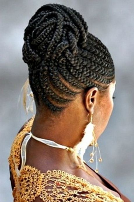 Cornrow Hairstyles For Black Women | African Cornrow Braided Bun Inside 2018 African American Braided Bun Hairstyles (View 3 of 15)