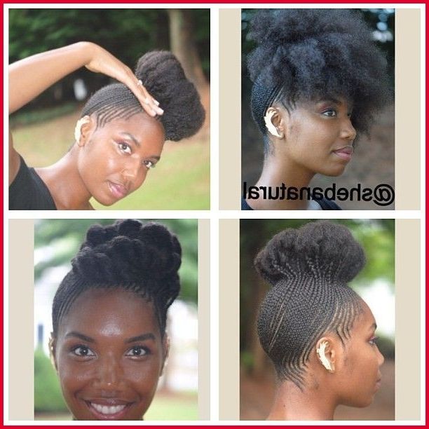Cornrow Hairstyles For Natural Hair 224234 I Love All The Different Throughout Newest Natural Updo Cornrow Hairstyles (Photo 4 of 15)