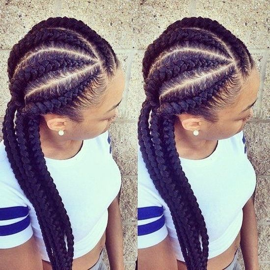 Cornrow Hairstyles Straight Back – Google Search … | Goddesses | Pinte… With Most Up To Date Cornrows Hairstyles To The Back (View 10 of 15)