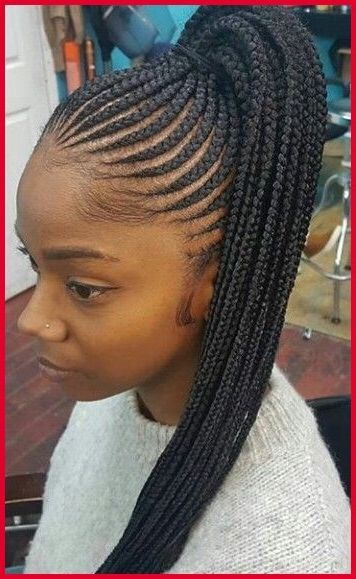 Cornrow Ponytail Hairstyles 220495 Cornrow Braids Hair Pinterest Within Latest Cornrows Hairstyles With Ponytail (View 8 of 15)