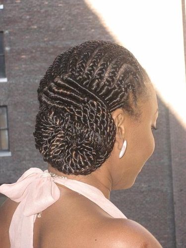 Cornrow Styles With Bun Hair Is Our Crown Modern Of Cornrows Bun Throughout Most Recently Cornrows Hairstyles With Buns (Photo 5 of 15)