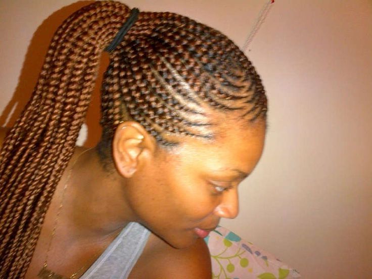 Cornrows Ponytail Hairstyles Pinterest Modern Of Picture Of Cornrow For Most Recent Cornrows Hairstyles With Ponytail (View 15 of 15)