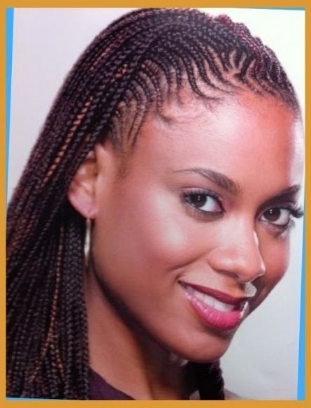 Cornrows With Extensions | African Hair Braiding | Pinterest Within Recent Cornrows Hairstyles With Extensions (View 10 of 15)
