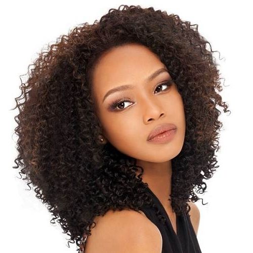 Curly Braided Hairstyles For Black Women Curly Weaves For Black With Most Popular Braided Hairstyles With Curly Weave (View 15 of 15)