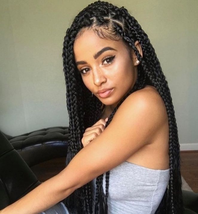 Cute African American Braided Hairstyles Inspirations | American Pertaining To Most Recent African American Braided Hairstyles (View 10 of 15)