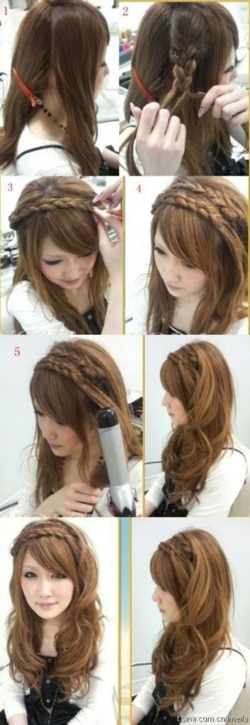 Cute Hair Braid Style For Korean Girl Korean Braid Hairstyles Regarding Most Current Korean Braided Hairstyles (Photo 4 of 15)