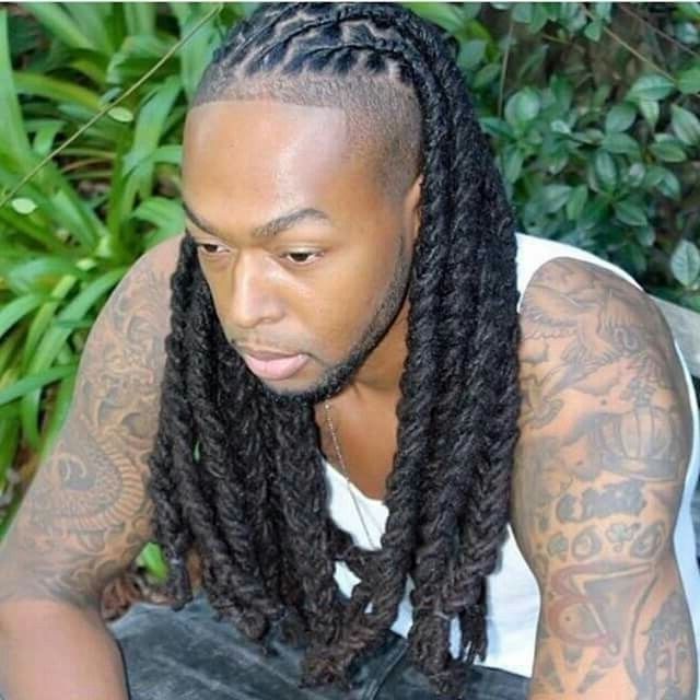 Dreadlocks Styles For Men Braided Locs Locs For The Bruthas Throughout Current Braided Dreadlock Hairstyles For Women (View 8 of 15)