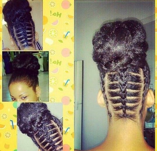 Elastic Cornrows | Kiddie Do's | Pinterest | Cornrows, Natural And Pertaining To Best And Newest Elastic Cornrows Hairstyles (Photo 7 of 15)