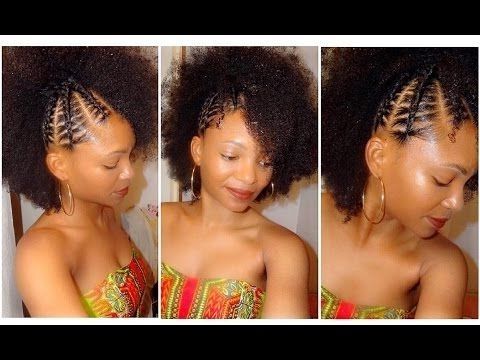 Elastic Cornrows Styles/ Tresses À L'élastique – Youtube | My Intended For 2018 Elastic Cornrows Hairstyles (View 10 of 15)