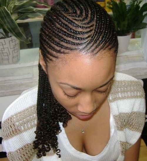 Elegant Black Braided Hairstyles For Girls That Charm Your Looks In Most Popular Elegant Cornrows Hairstyles (View 10 of 15)