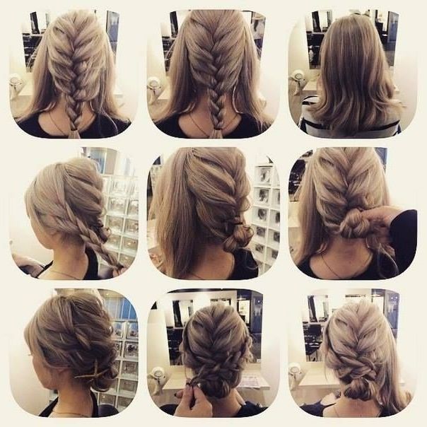 Fashionable Braid Hairstyle For Shoulder Length Hair | Shoulder With Best And Newest Quick Braided Hairstyles For Medium Length Hair (Photo 7 of 15)