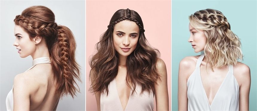 Faux Chella: Three Festival Inspired Braided Stylesmoroccanoil's Pertaining To Current Artistically Undone Braid Hairstyles (View 5 of 15)