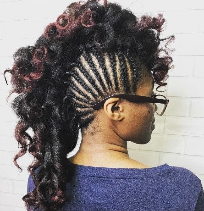 Faux Hawk Braid: 11 Rockin' Styles That Are On Our Radar For Most Popular Reverse Braid Mohawk Hairstyles (View 9 of 15)