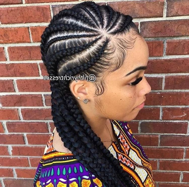 Feed In Braids Fb Black Hair Https://www.facebook/blackhairusa For Most Popular Feed In Braids Hairstyles (Photo 7 of 15)