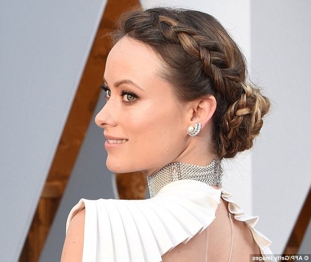 Femail Reveals The Most Stunning Oscars Hairstyles And How You Can Regarding Most Recent Red Carpet Braided Hairstyles (View 7 of 15)