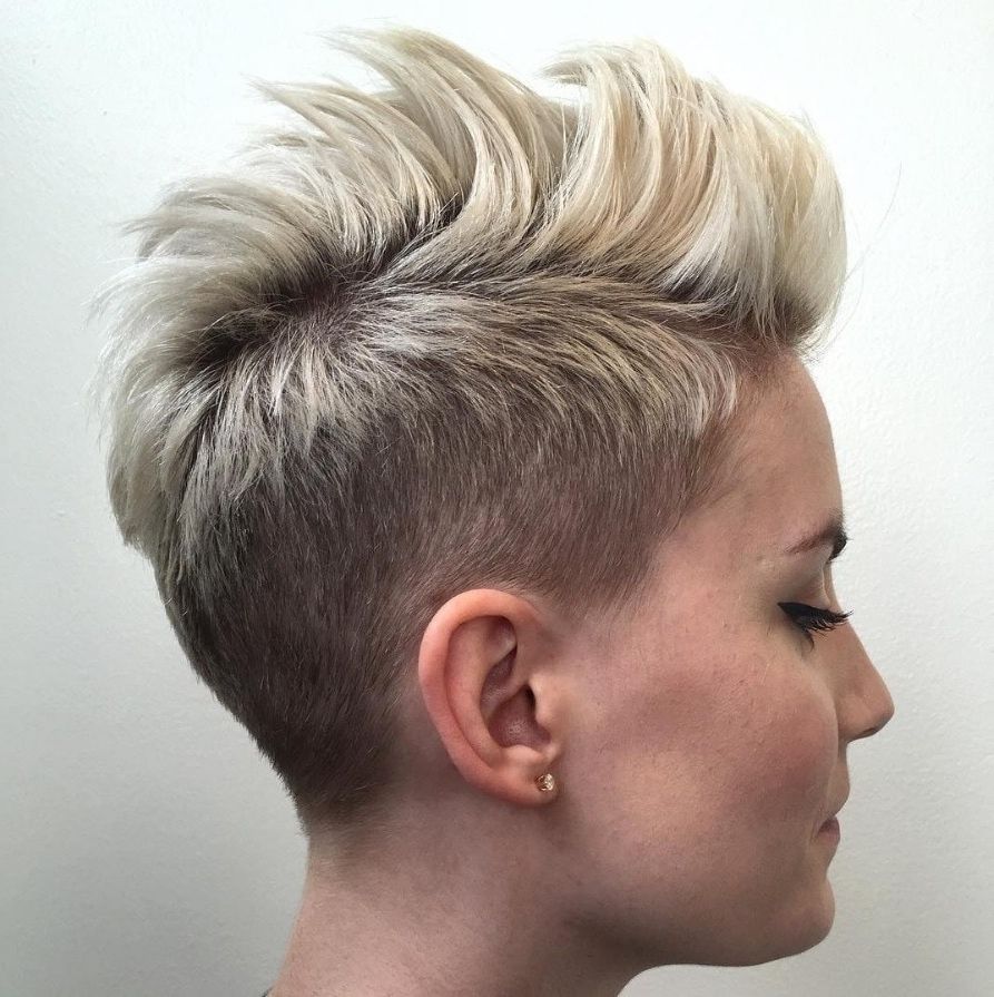 Female Mohawk Hairstyles That'll Really Turn Heads – Punk 101 Inside Recent Spiked Blonde Mohawk Haircuts (View 4 of 15)