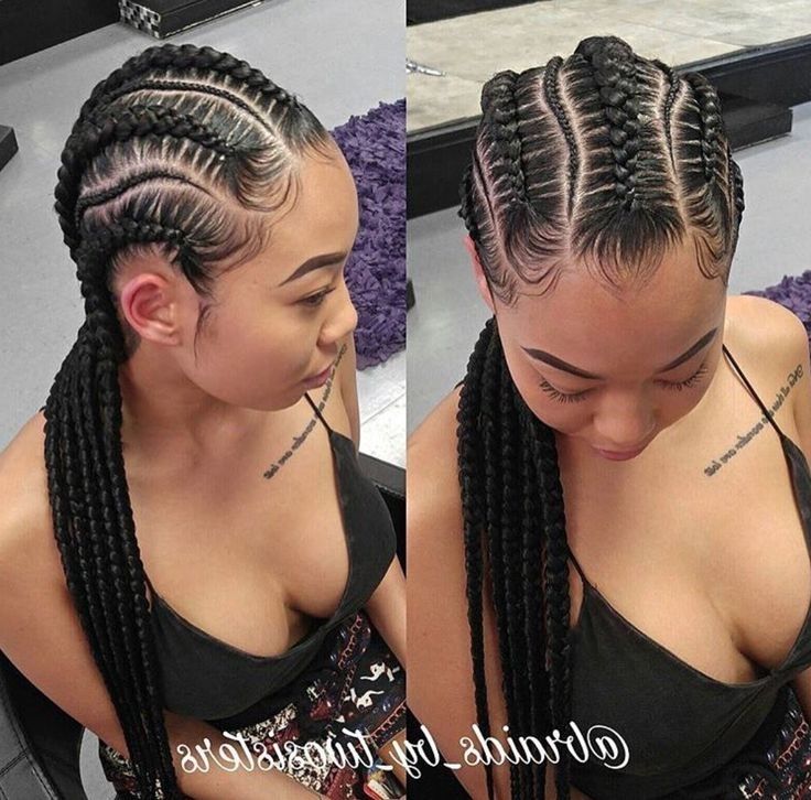 Flawless Braids@braids_by_twosisters Read The Article Here For 2018 Braided Hairstyles To The Back (Photo 2 of 15)