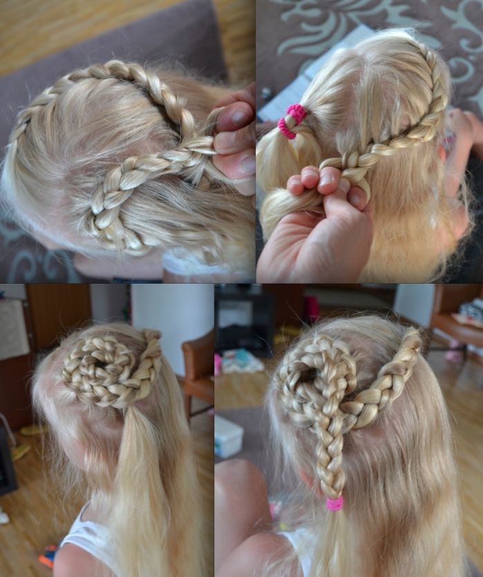 Flower Buns Without Bobby Pins | Jennishairdays With Most Popular French Braids In Flower Buns (View 14 of 15)