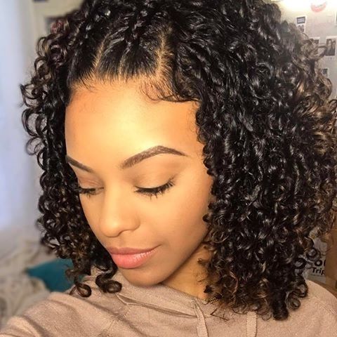 Follow @slayinqueens For More Poppin Pins ? ? ? | Naturally In Most Recent Braided Hairstyles For Naturally Curly Hair (Photo 4 of 15)