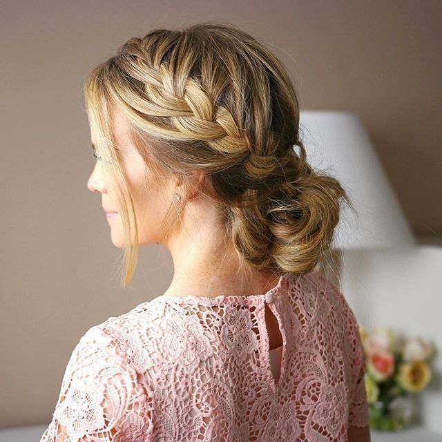 French Braid Into A Messy Bun My Go To Lately! ? The Tutorial For With Regard To Most Up To Date French Braids Into Bun (Photo 13 of 15)