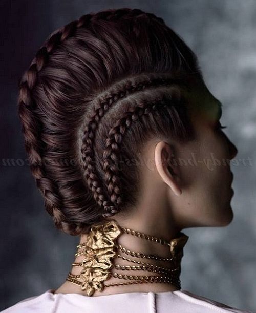 French Braided Mohawk Hairstyles Images Easy Of Mohawk Hairstyles In 2018 Mohawk French Braid Hairstyles (Photo 9 of 15)