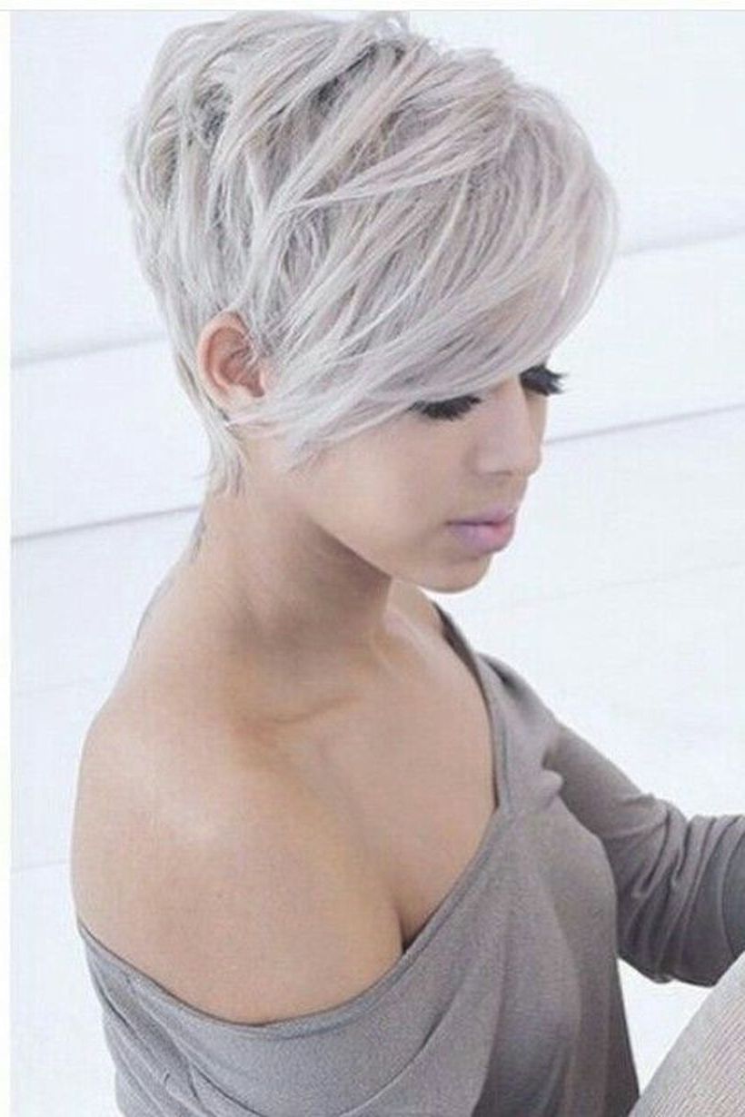 Funky Short Pixie Haircut With Long Bangs Ideas 21 | Short Hair Within Most Recent Funky Blue Pixie With Layered Bangs (View 5 of 15)