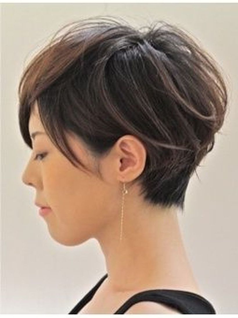 Funky Short Pixie Haircut With Long Bangs Ideas 46 | Hair Ideas Intended For 2018 Razored Haircuts With Precise Nape And Sideburns (View 9 of 15)