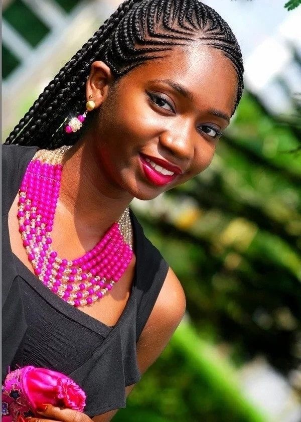 Ghana Weaving Styles For Oval Face ? Naija.ng For Best And Newest Cornrows Hairstyles For Oval Faces (Photo 10 of 15)