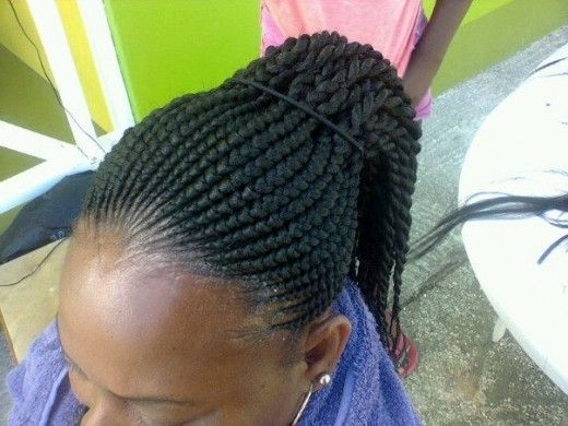 Ghanaian Braids Hairstyles (ghana Braids Styles) | Hubpages In 2018 Invisible Cornrows Hairstyles (Photo 6 of 15)