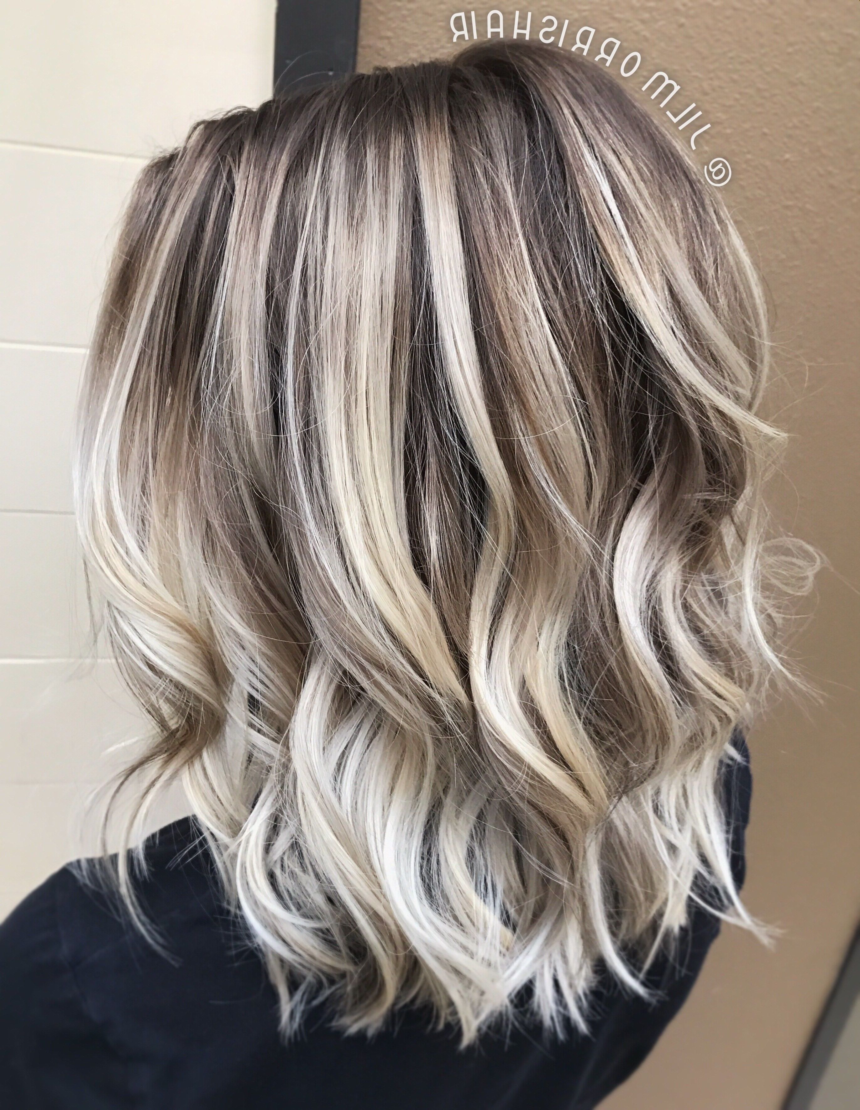 Hair Highlights – Cool Icy Ashy Blonde Balayage Highlights, Shadow With Recent Ashy Blonde Pixie Haircuts With A Messy Touch (Photo 10 of 15)