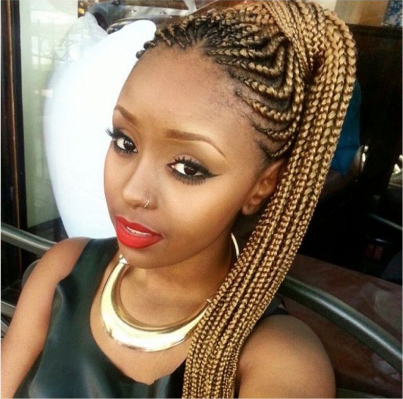 Hair Styles Kenya – Famous Hair Style 2018 With Newest Braided Hairstyles For Kenyan Ladies (View 7 of 15)