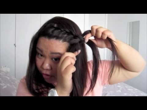 Hair Tutorial: How To Do A Front Braid! – Youtube Throughout Most Recently Braided Hairstyles Cover Forehead (View 11 of 15)