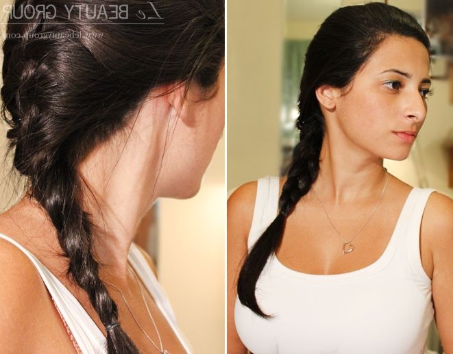 Hairstyle: Messy French Plait / Braid On Layered Hair With Best And Newest Braided Layered Hairstyles (View 6 of 15)