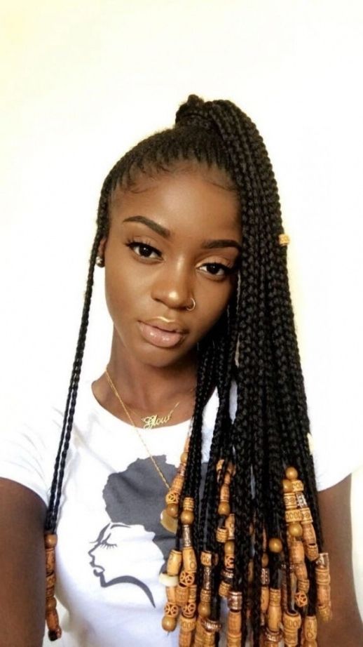 Hairstyles ~ Best 25 Black Girl Braided Hairstyles Ideas On With Inside Current Braided Hairstyles For Black Girls (View 8 of 15)