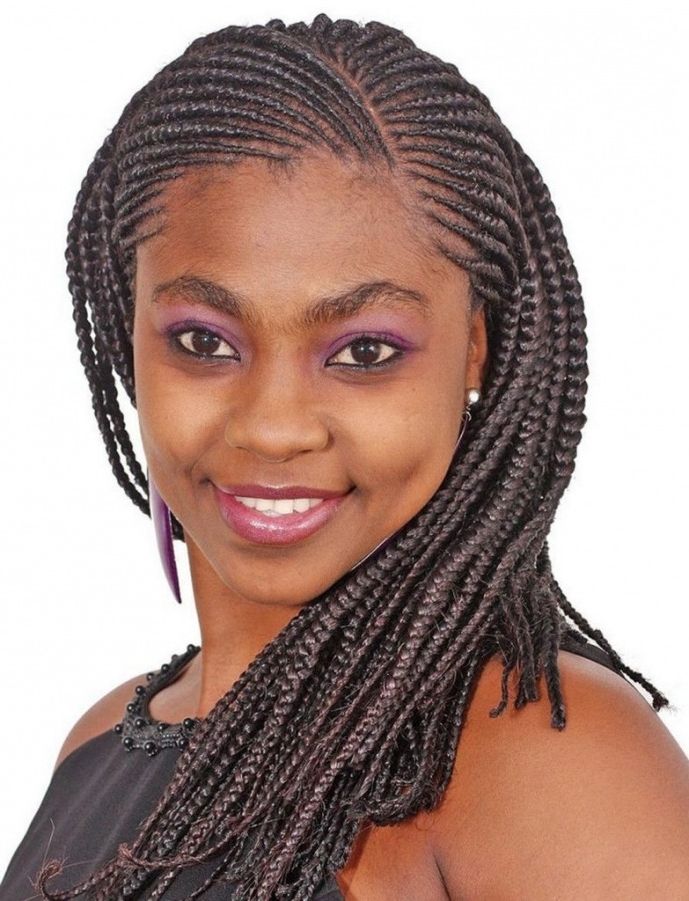 Half Cornrow Hairstyles For Inspiring Women Braided Best Easy Black With Regard To Most Popular Half Cornrow Hairstyles (Photo 6 of 15)