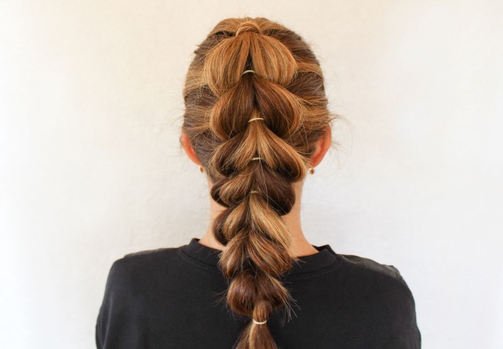 How To Create A French Pull Through Braid For Newest French Braid Pull Back Hairstyles (Photo 4 of 15)