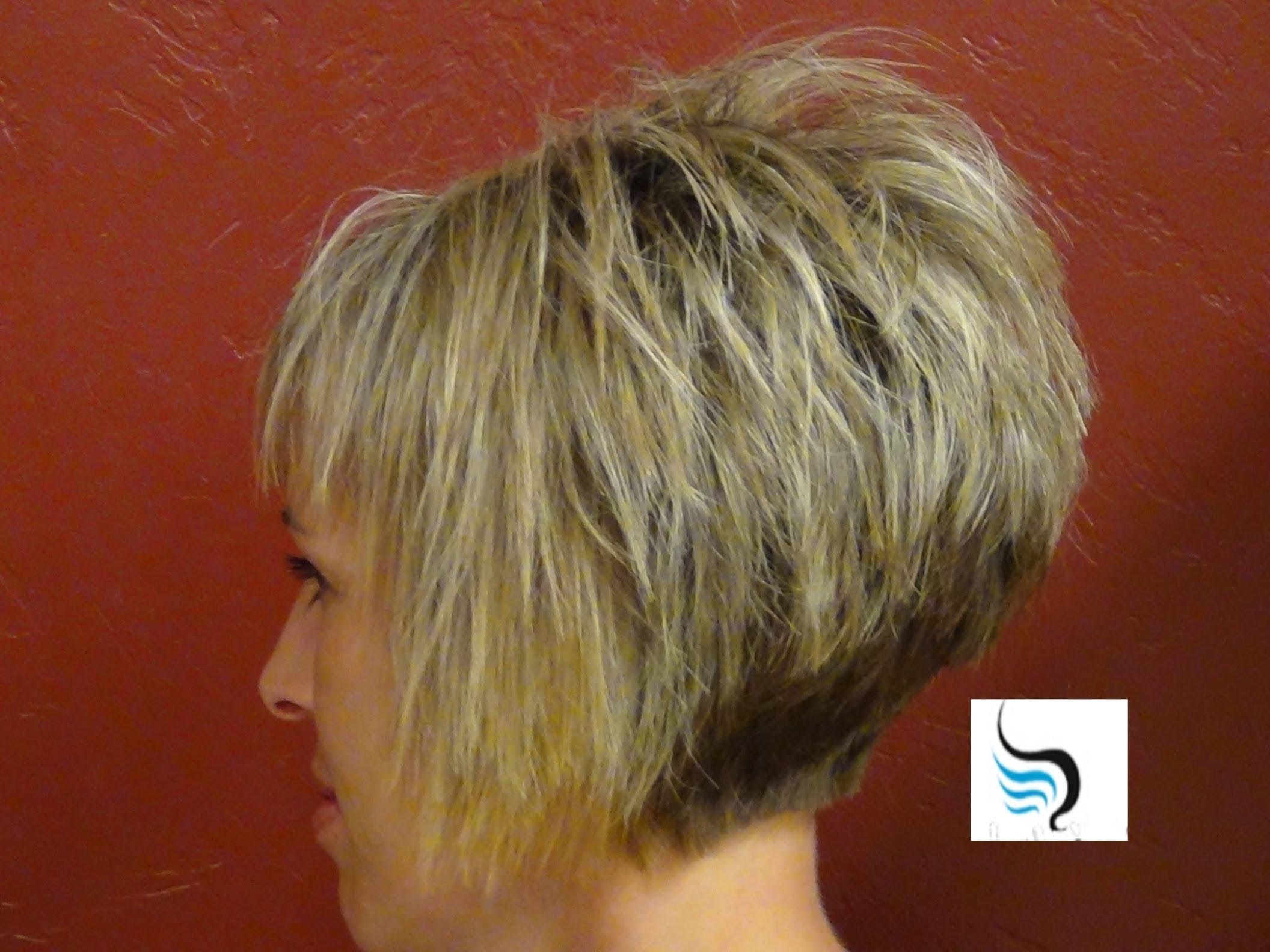 How To Do A (Short Stacked Haircut) With Straight Bangs Girl Within Most Recent Angled Pixie Bob Haircuts With Layers (View 6 of 15)