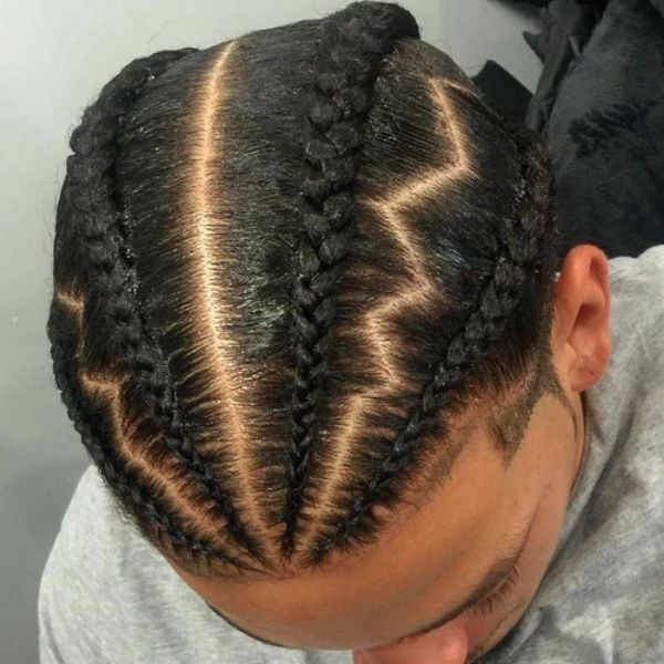 How To Do Cornrow Braids. History And Popular Designs For 2018 Zig Zag Cornrows Hairstyles (Photo 8 of 15)