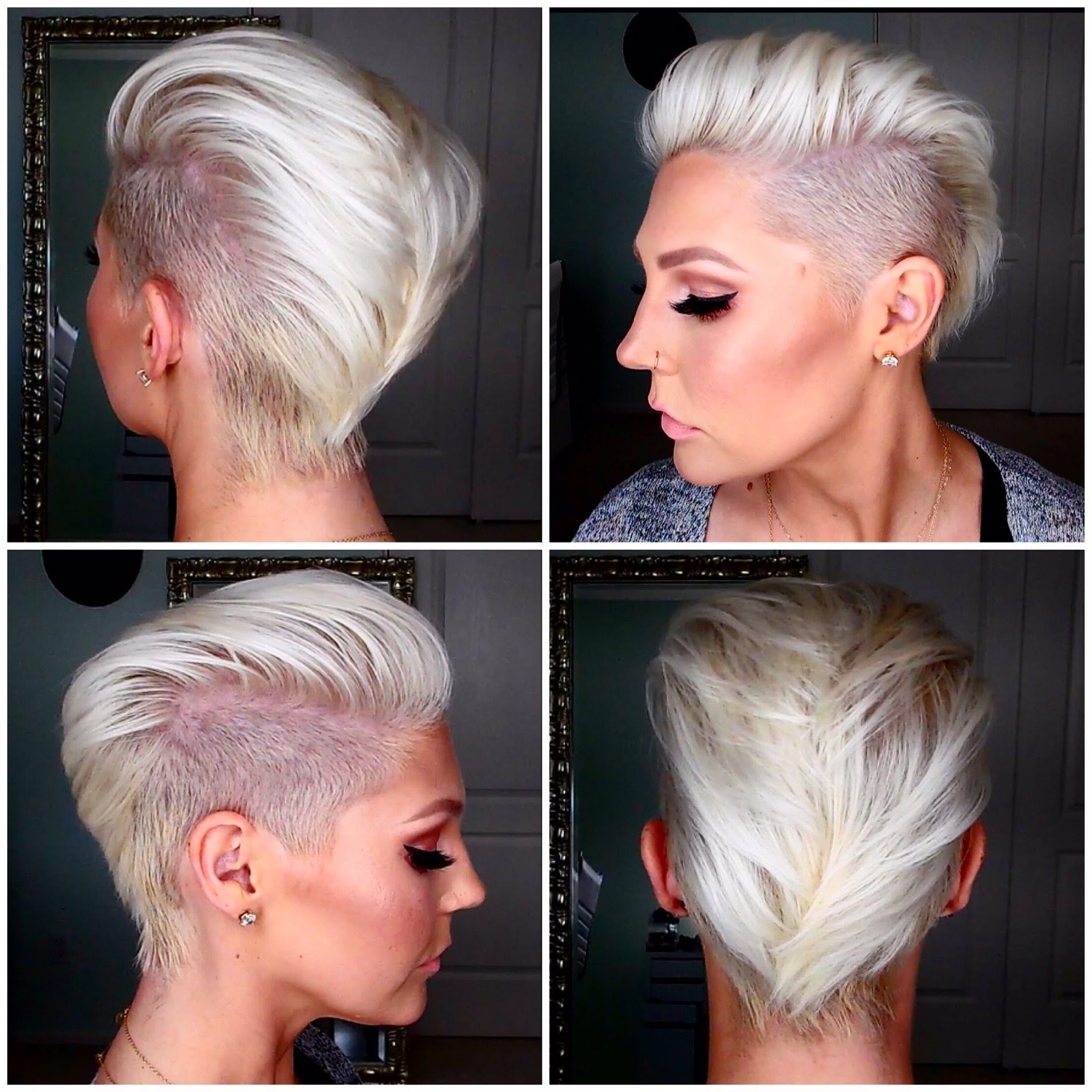 How To Get & Maintain Short Platinum Blonde Hair – Youtube Regarding Most Recent Platinum Pixie Haircuts (Photo 9 of 15)