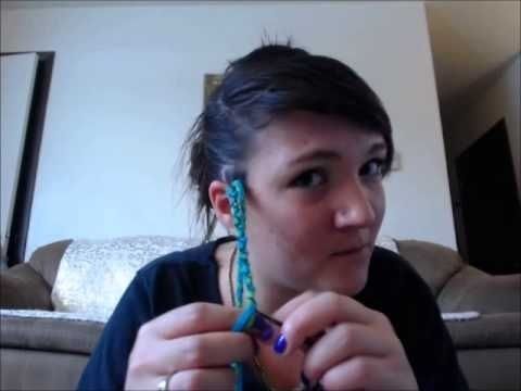How To Make And Install Colorful Double Ended Rave Godess Yarn With Most Recent Braid Rave Hairstyles (View 9 of 15)