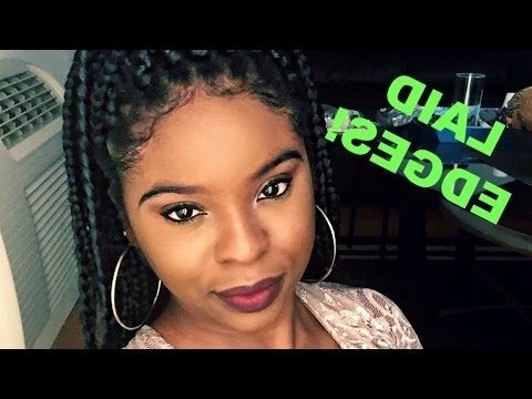 How To Slick Down Your Edges With Braids – Youtube Regarding Recent Braided Hairstyles Without Edges (View 5 of 15)