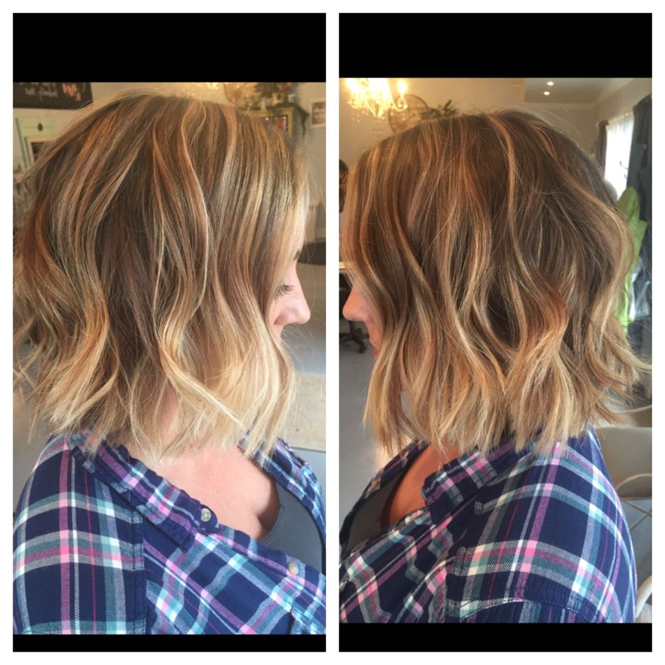 I Did A Heavy Piecey #balayage With A Disheveled #bob Haircut Intended For Recent Piece Y Haircuts With Subtle Balayage (View 13 of 15)