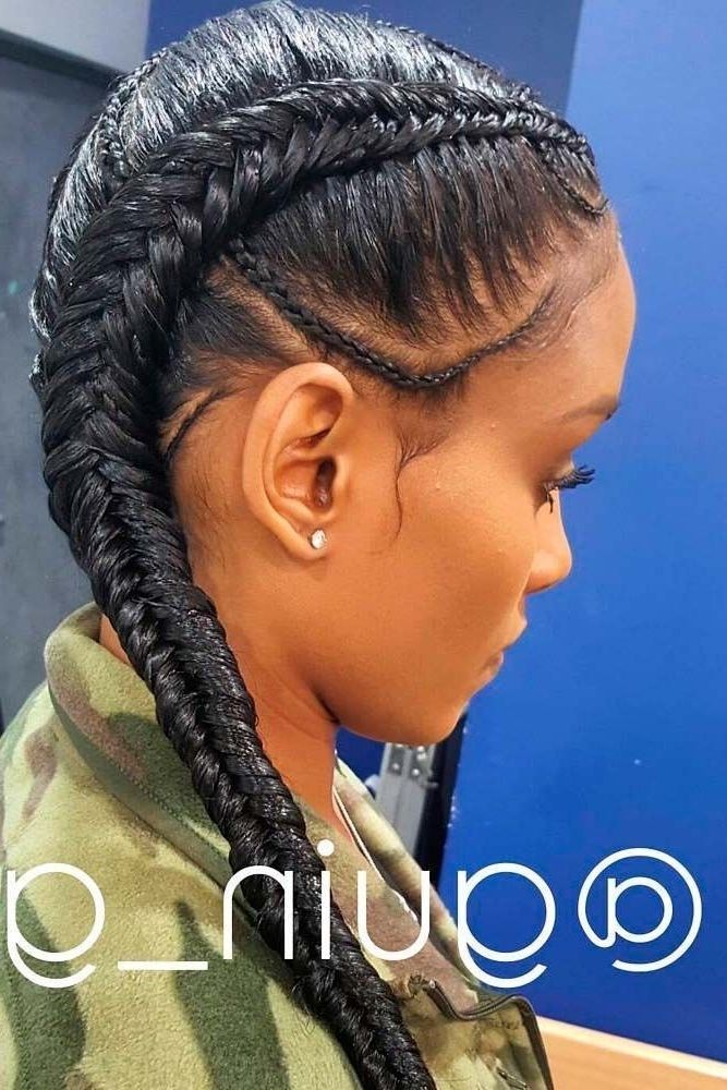 Image Result For Double Braid Hairstyles With Weave On Little Girls Pertaining To Current Braided Hairstyles In Weave (View 3 of 15)