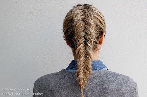 Inverted Fishtail Braid Pictures, Photos, And Images For Facebook Inside 2018 Upside Down Fishtail Braid Hairstyles (Photo 9 of 15)