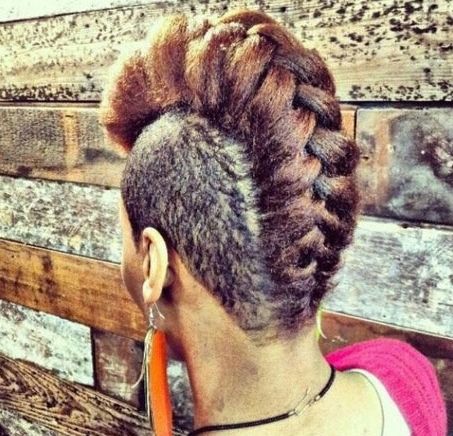 Jazzy Mohawk Hairstyles For Black Women | Hairstyles 2017, Hair Inside Most Recently Reverse Braid Mohawk Hairstyles (Photo 8 of 15)