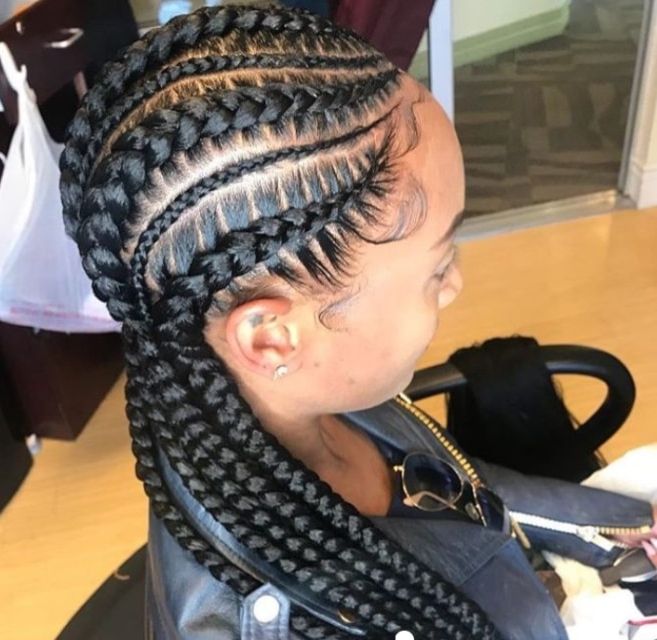 Jumbo Chunky Braid Cornrow Styles To Try – Beauty And Health Intended For Most Up To Date Chunky Cornrows Hairstyles (Photo 10 of 15)