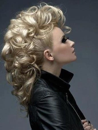 Killer Sexy Mohawk Updo Hairstyles! | Beauty Tips! | Pinterest Intended For Latest Mohawk With Double Bump Hairstyles (View 8 of 15)