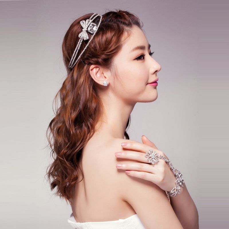 Korean Girls Top Ten Trendy Wedding Hairstyles – Hairzstyle With Regard To Current Korean Braided Hairstyles (Photo 10 of 15)