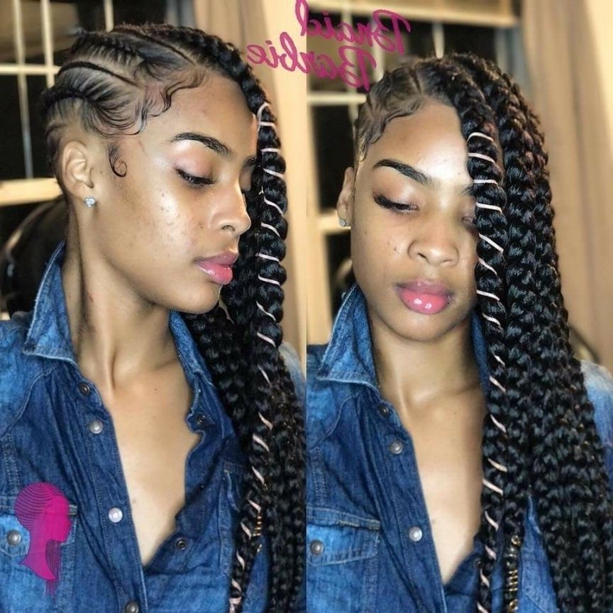 Latest Awesome Ghana Braids Hairstyles | Instagram, Black Girls With Regard To Current Ghanaian Braided Hairstyles (View 10 of 15)